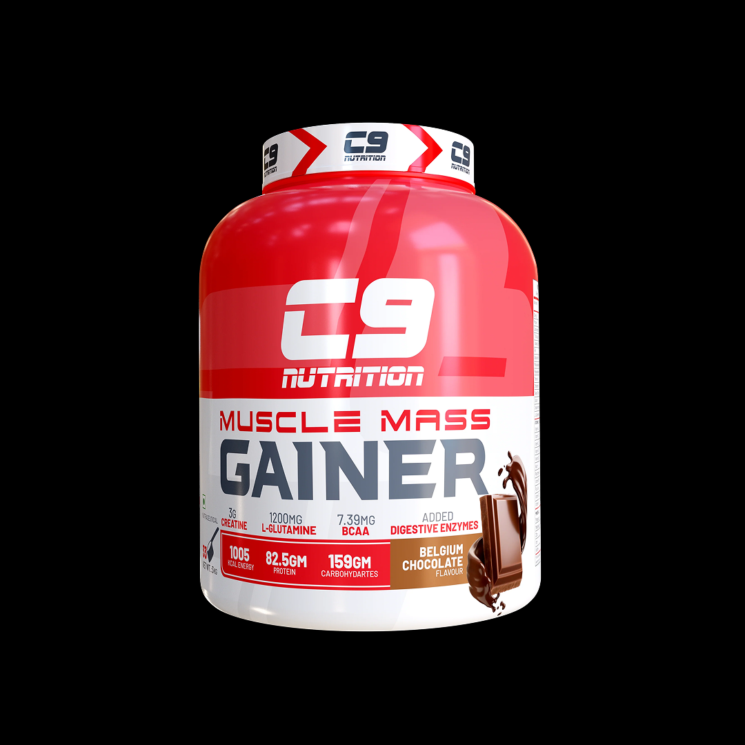 C9 Nutrition Mass Gainer – 3kg (Belgium Chocolate)