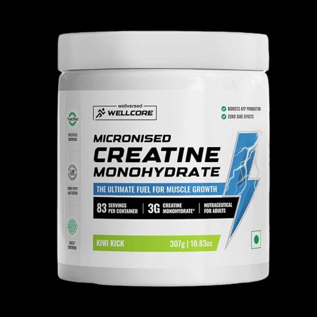 Wellcore Creatine – 300g (Unflavoured / Kiwi)