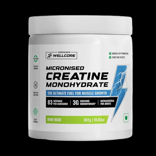 Wellcore Creatine – 300g (Unflavoured / Kiwi)
